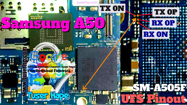 Samsung A50 (SM-A505F) Ufs Pinout