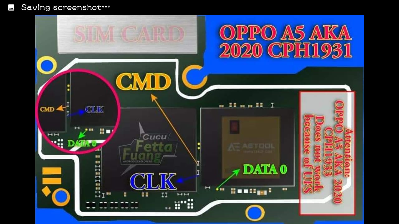 Oppo A9 2020 Cph1937 Isp Pinout For Remove Pattern Lock And Frp