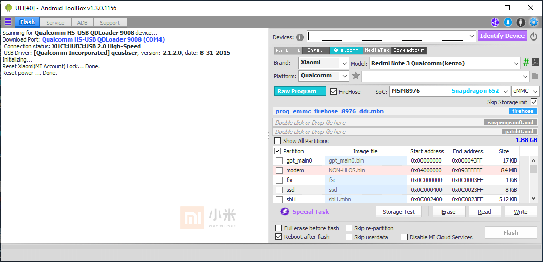 REDMI-NOTE3-MI-ACCOUNT-REMOVED-SUCCESS-BY-UFI.png