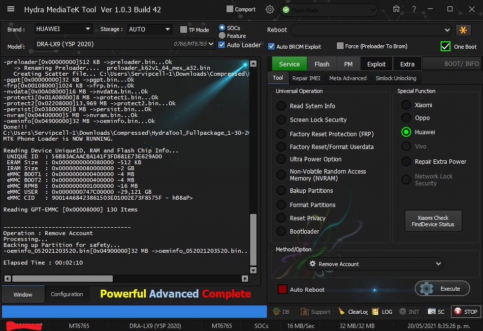 Huawei-DRA-LX9-Y5-P-2020-account-successfully-removed-by-Hydra-Tool.jpg