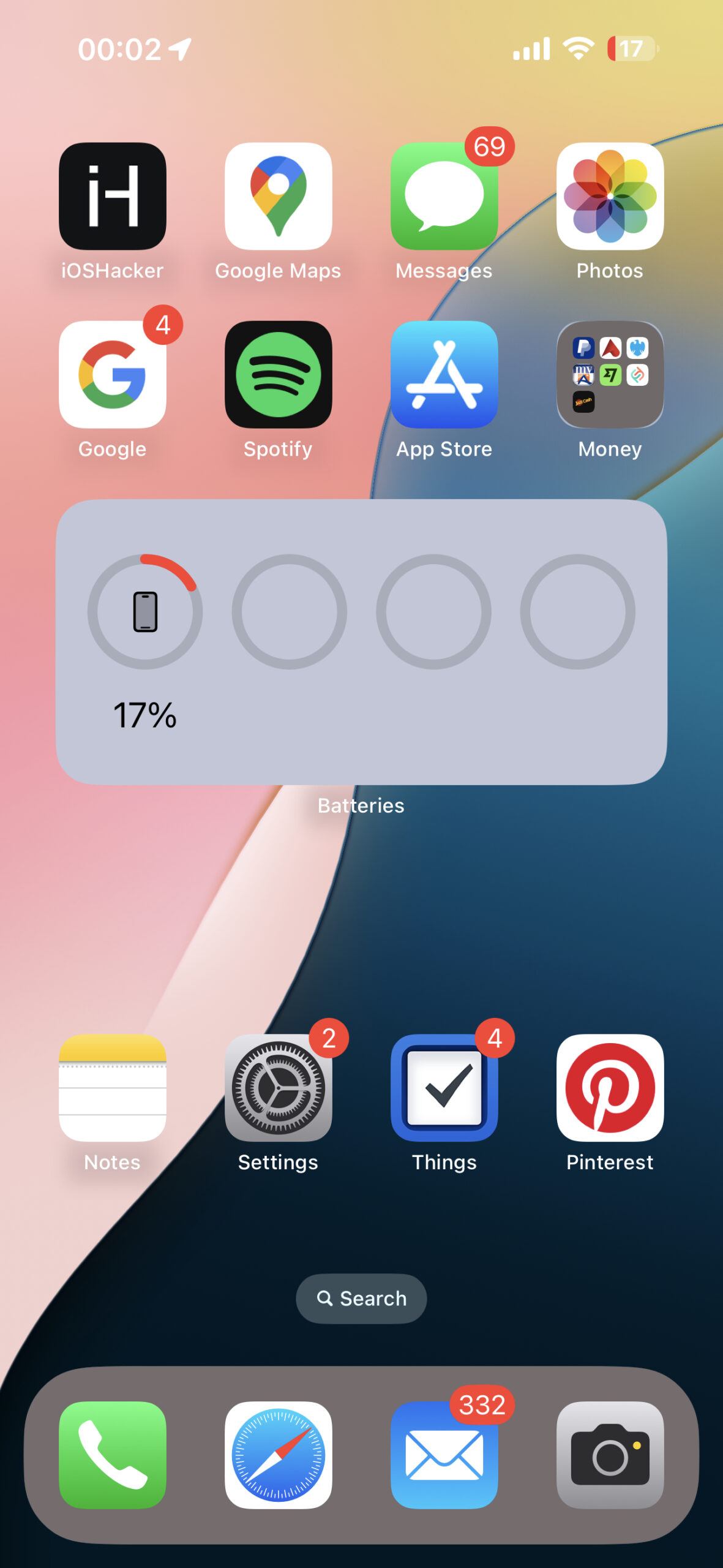 iOS 18 home screen iOS 18 home screen