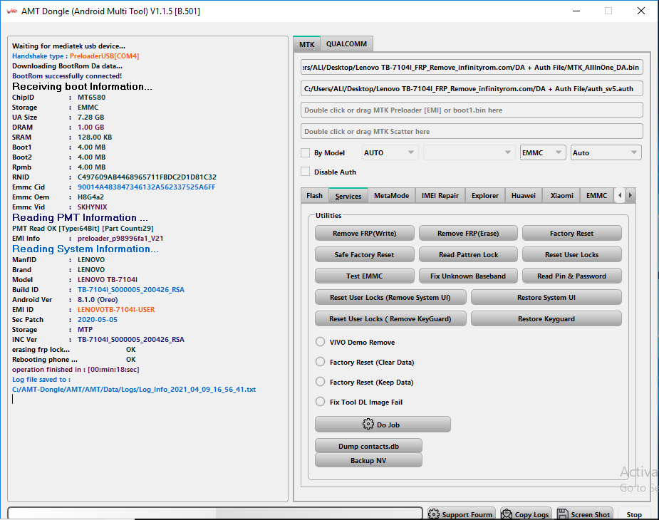 LENOVO-TAB-E7-FRPLOCK-REMOVED-SUCCESS-BY-AMT1.png