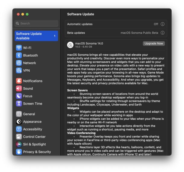MacOS Sonoma RC 2 download