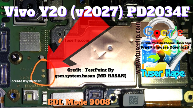 vivo y20 edl testpoint