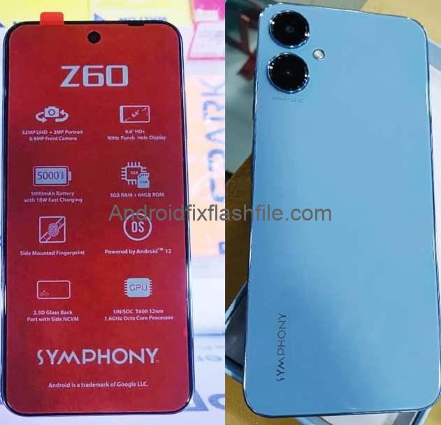 Symphony Z60 Flash File