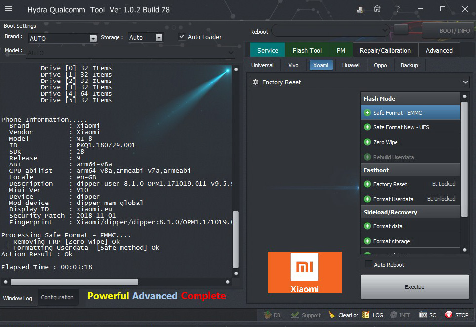 Xiaomi-Mi-8-Safe-Format-EMMC-successfully-done-by-Hydra-Tool-edited.jpg