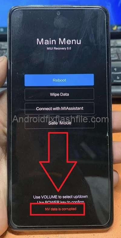 Redmi Note 10 Pro Max Nv Data Corrupted