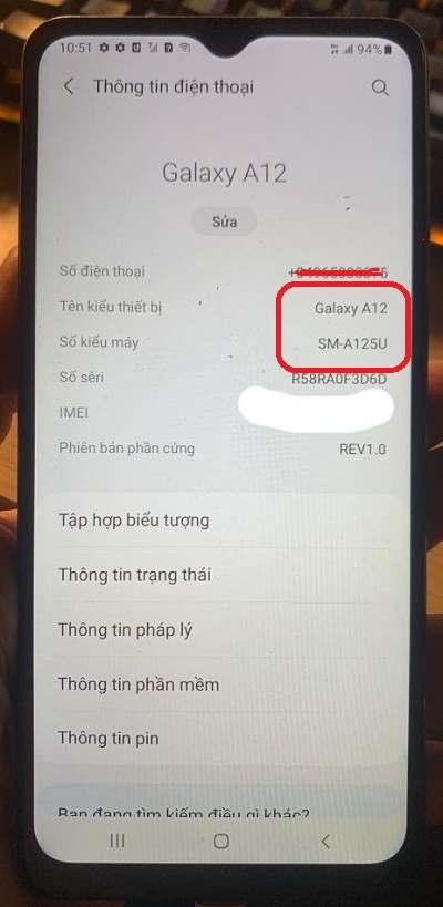 Samsung A125U Unlock