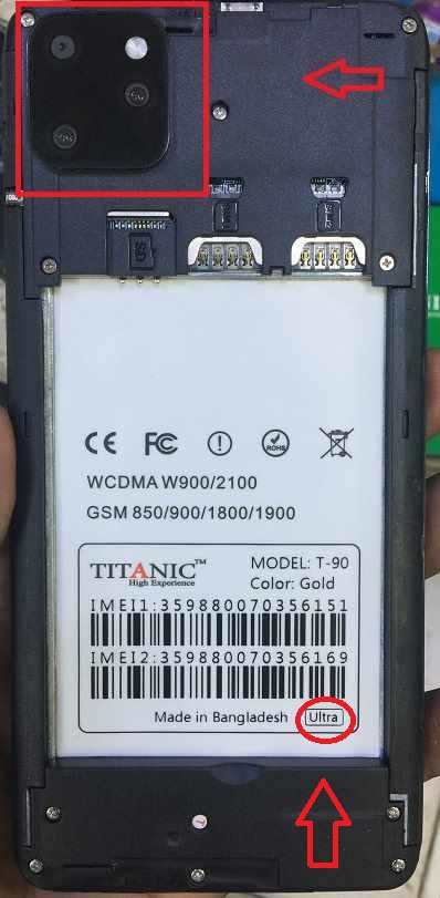 Titanic T90 Flash File Ultra