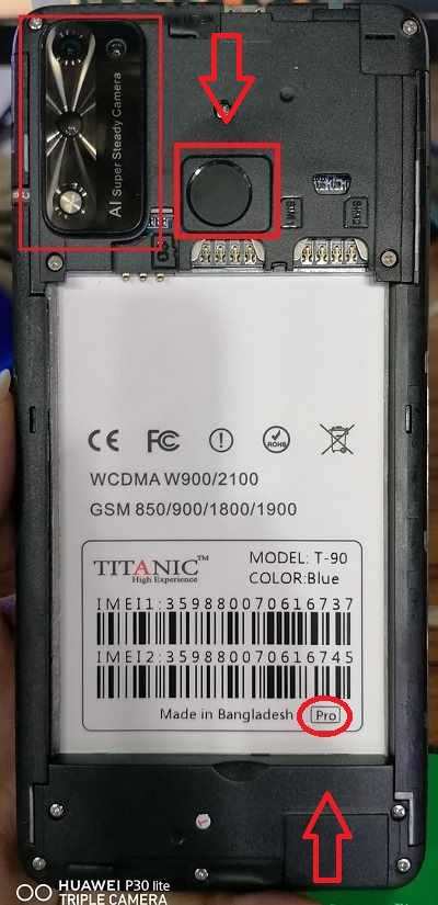 Titanic T90 Flash File Pro