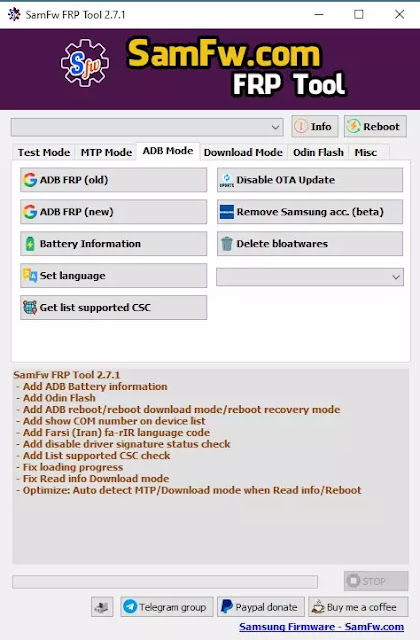 SamFw FRP Tool V2.7.1 SamFw FRP Tool V2.7.1