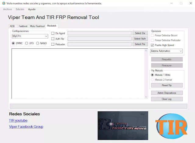 Viper TIR FRP Removal Tool V1 Viper TIR FRP Removal Tool V1