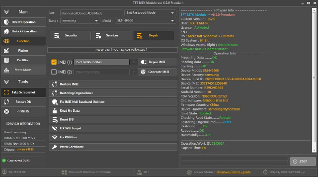 TFT MTK Module version 6.2.0 TFT MTK Module version 6.2.0