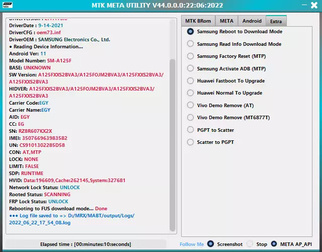 MTK Meta Utility V44 MTK Auth Bypass Tool