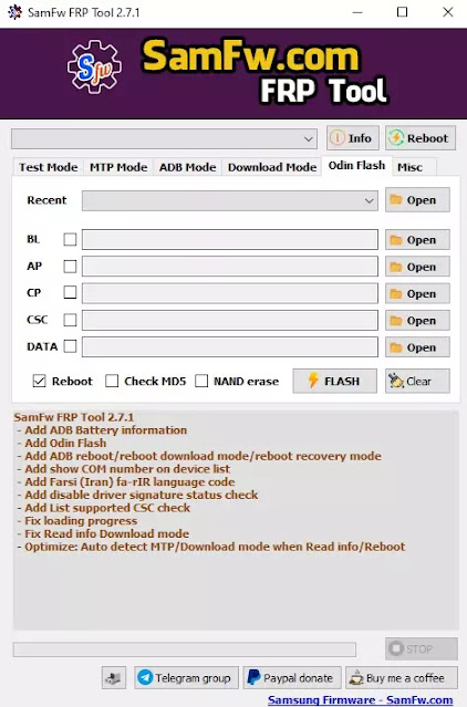 SamFw FRP Tool V2.7.1 SamFw FRP Tool V2.7.1