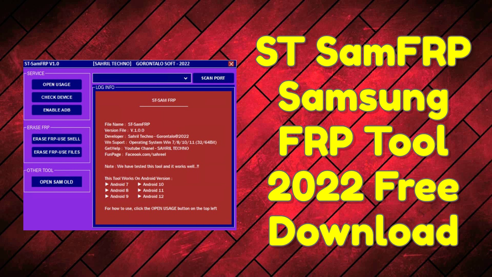 New - ST SamFRP Samsung FRP Tool