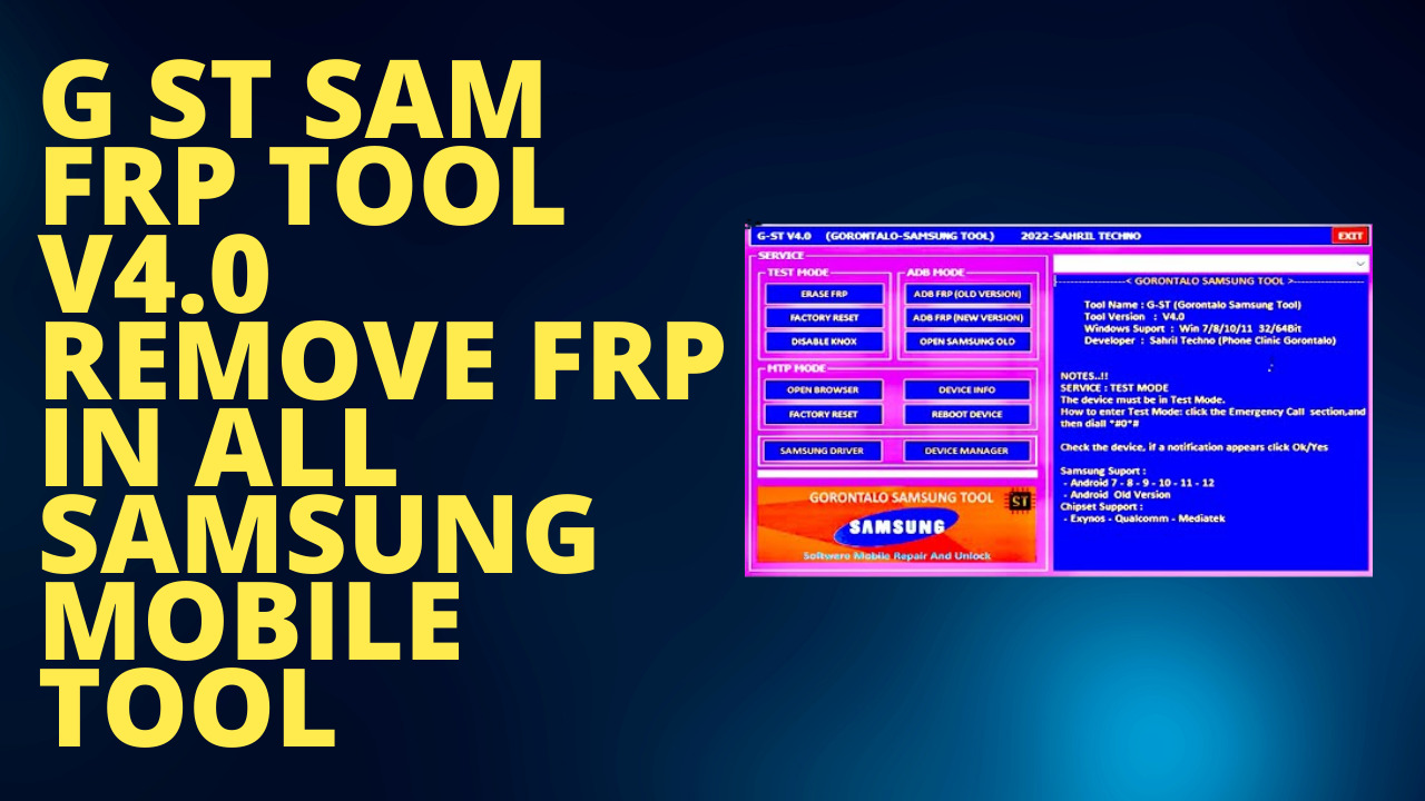 Update G ST SAM FRP TOOL V4.0