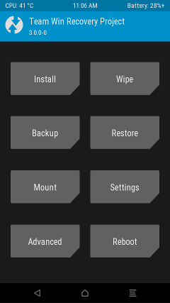 TWRP Home